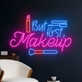 thumbnail image 4 of Handmadetneonsign But First Make Up Artist Neon Sign, Cosmetics Neon Light, Beauty Product Led Sign, 4 of 5