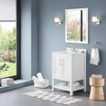 thumbnail image 4 of Ove Decors Vegas 24 W x 19" D Freestanding Bathroom Vanity with Sink, Pure White, 4 of 15
