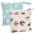 thumbnail image 1 of 2Pcs Wet Dry Bag Practical Reusable Bags for Breast Pump Parts Cloth Diapers, 1 of 3