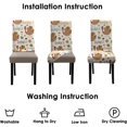 thumbnail image 6 of Fall Thanksgiving Chair Covers Set of 4, Pumpkin Turkey Dining Chair Protectors, Elastic Removable Washable Dining Chair Covers for Fall Thanksgiving Kitchen Dining Room Holiday Decorations, 6 of 6