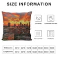 thumbnail image 5 of TIAOTIAOHOU USA City Cushion Cover City in Pillow Cases Cityscape Gift Pillows Nursery Decor Modern Linen Pillow Covers for Sofa Chair Car, 5 of 5