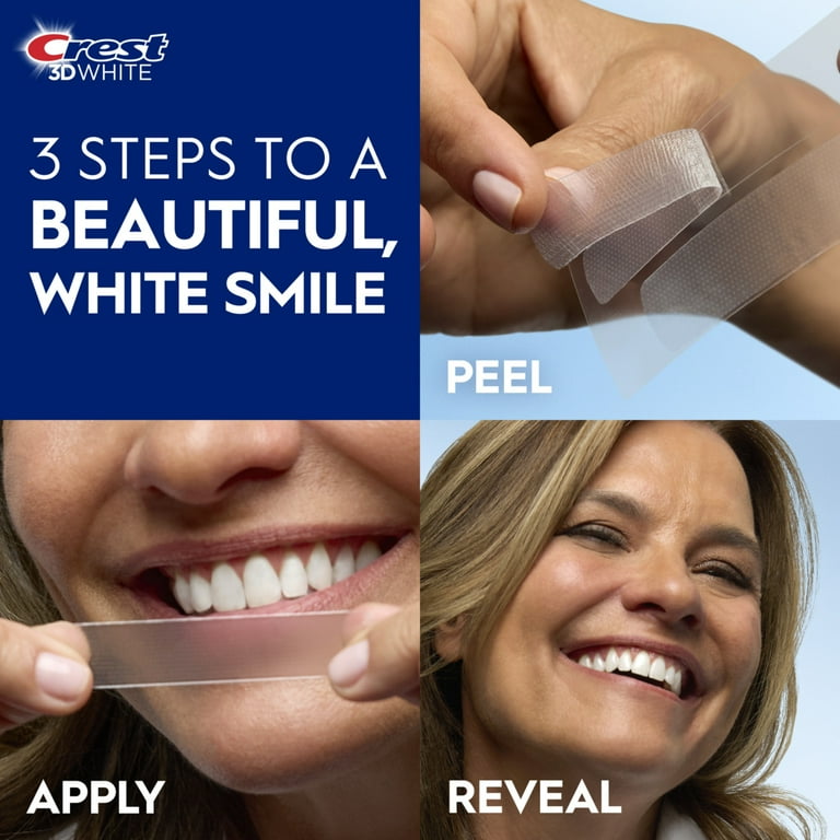 Enamel-Safe Crest 3DWhitestrips Radiant Express Teeth