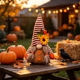 thumbnail image 5 of AYktou Fall Gnomes Decor Thanksgiving Sunflower Gnomes, Harvest Gnomes Tiered Tray Decor, Faceless Doll Ornaments Autumn Handmade Decor Stuffed Gnomes Gifts for Festival Party Shelf Home Decor, 5 of 7