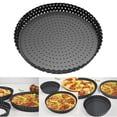 thumbnail image 2 of VALINK Round Perforated Pizza Pan Multipurpose Non-Stick DIY Fruit Pie Plate Practical Kitchen Baking Tools New, 2 of 7