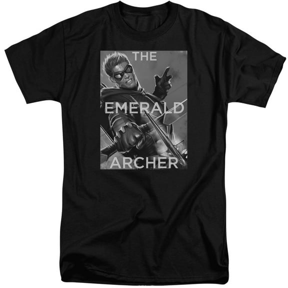 JLA Justice League Trigger S/S Adult Tall Black