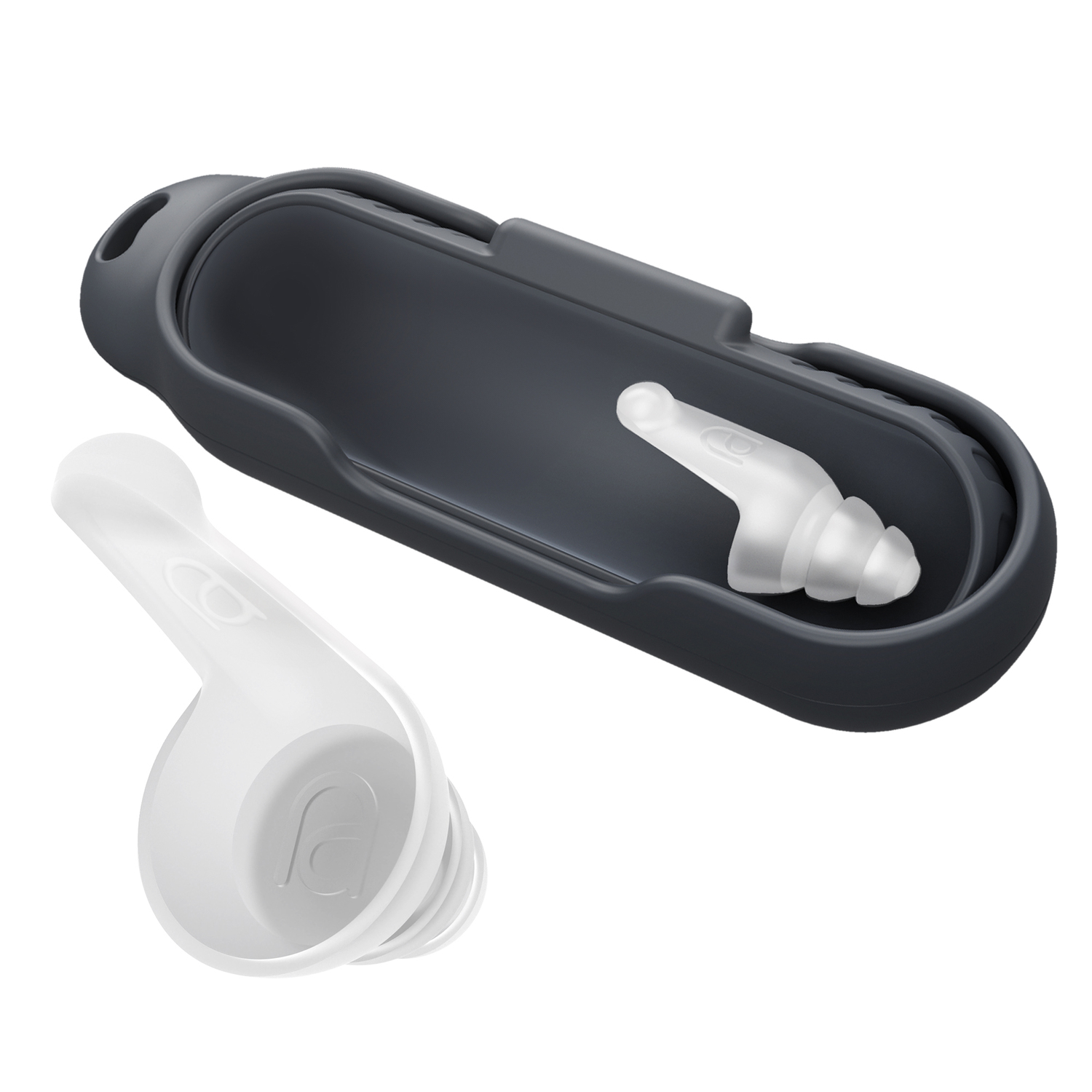 Mixx assistive audio Sleep Noise-Reducing Low-Profile Earplugs with Travel Case, USAA-SLP-NP-496