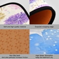thumbnail image 2 of 2-Piece Kitchen Rugs Set Non-Slip Mats Carpet Floor for Kitchen, Bathroom (19.7"x27.6" & 19.7"x47.2") Watercolor Dandelions Pattern, 2 of 7