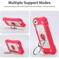 thumbnail image 6 of Compatible with iPhone Se3/iPhone Se2, iPhone 6/6S Case,iPhone7/iPhone8 Case 4.7 Inch with Ring Stand, Heavy-Duty Military Grade Shockproof Phone Cover (Hot Pink), 6 of 12