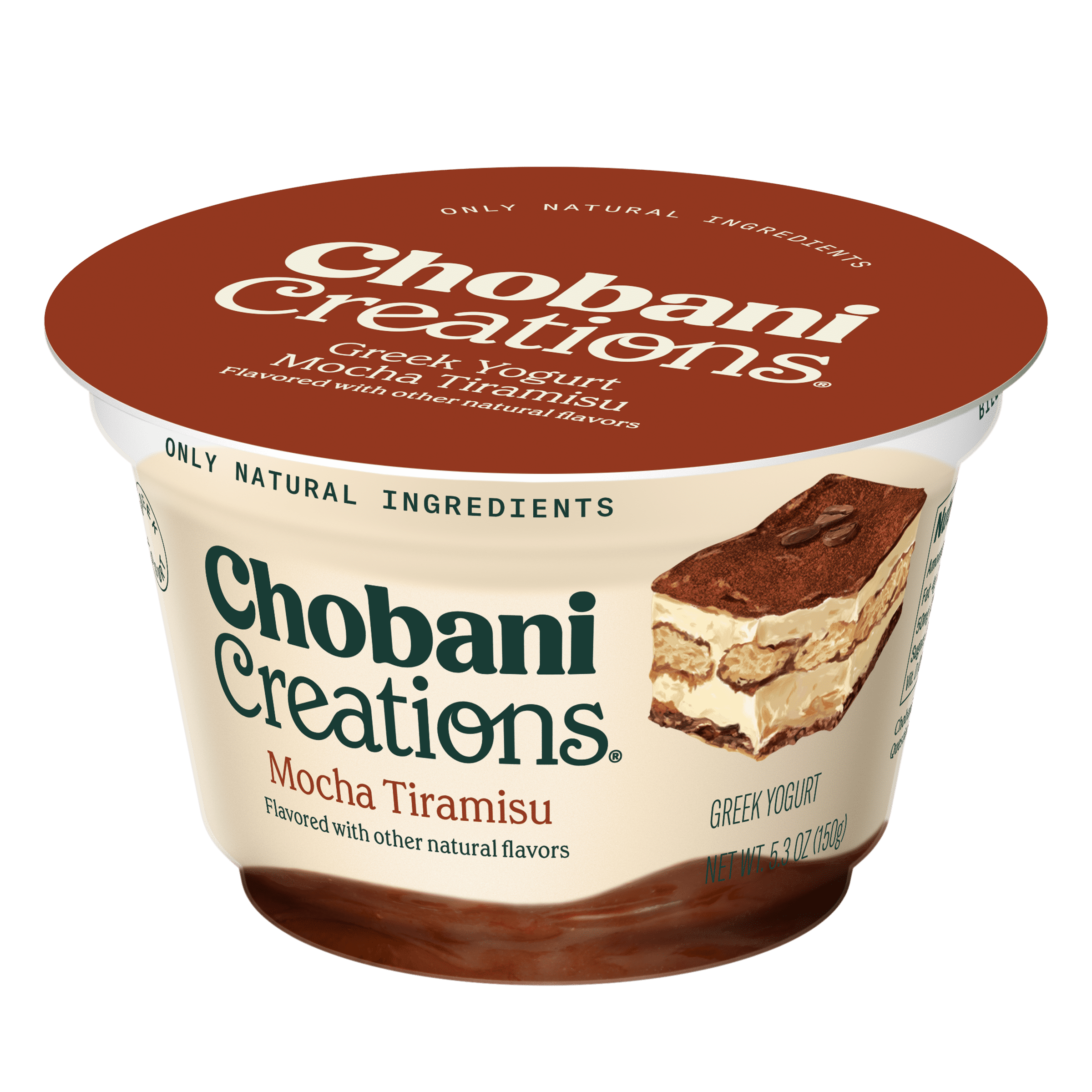 Chobani Creations Mocha Tiramisu Greek Yogurt 5.3 oz Cup - Walmart.com