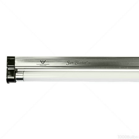 Fluorescent Track Lighting Fixture - 4 ft. 1 Lamp F54T5-HO Fluorescent Fixture - Lamp Incl. - Sun Blaster T5 HO Strip Light