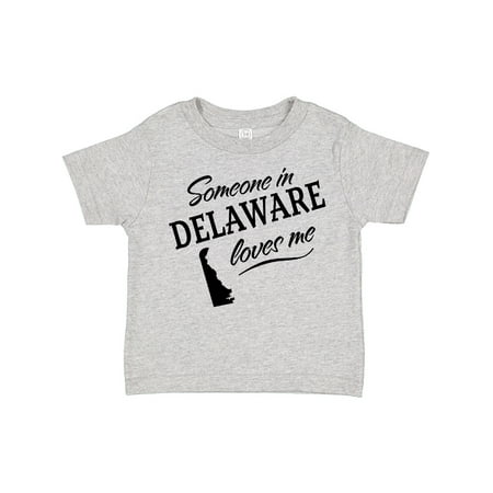 

Inktastic Someone in Delaware Loves Me Gift Toddler Boy or Toddler Girl T-Shirt
