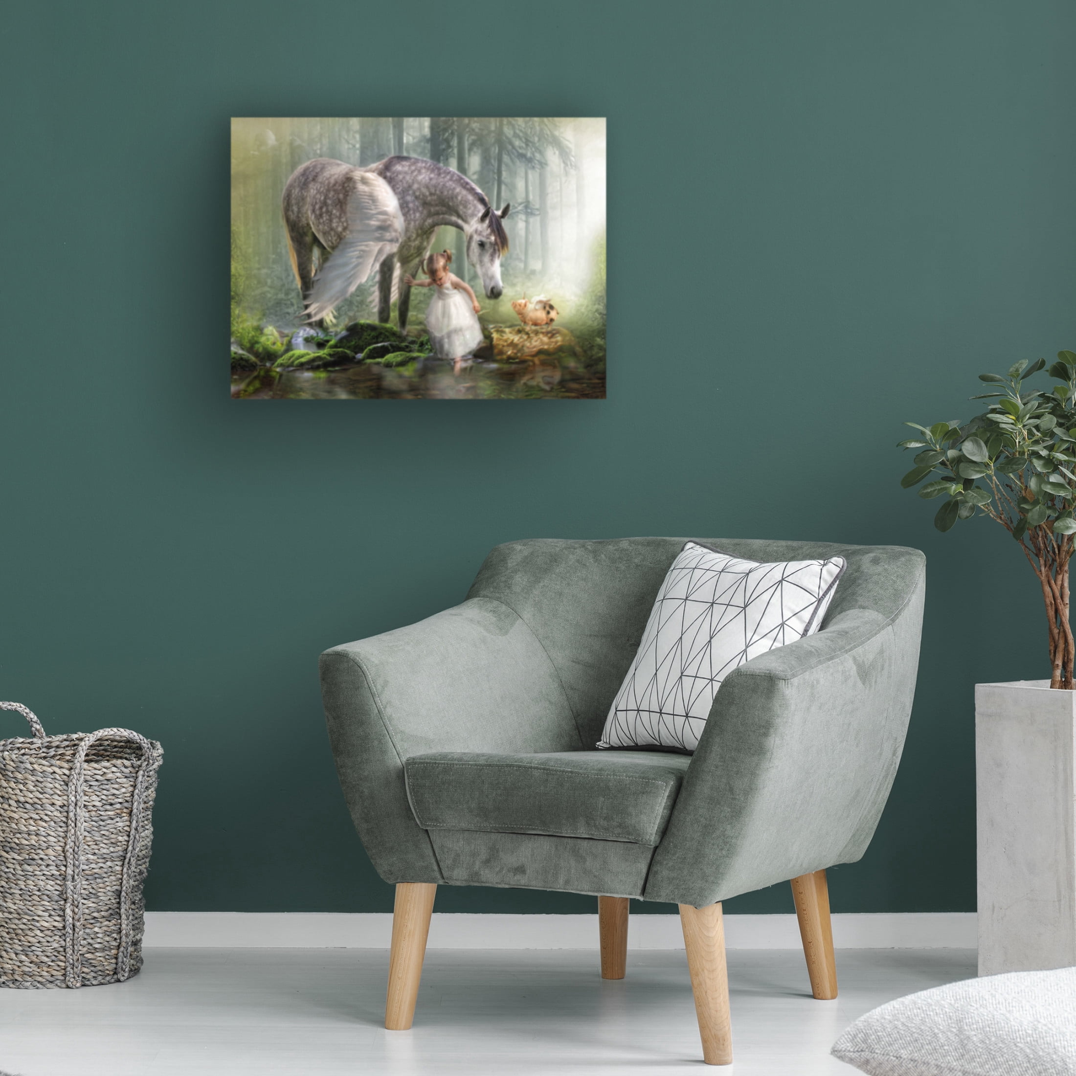Canvas Wall Art - Trudi Simmonds 'Special Friends' Wall Art for Living Room, Bedroom, or Office Décor by Trademark Fine Art - 24 x 18 Inches