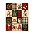 thumbnail image 6 of Ouuluon Soft Flannel Christmas Throw Blanket, Warm Cozy Holiday Blanket for Sofa Couch Bed, 6 of 6