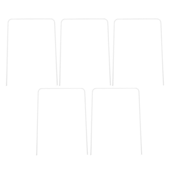 WRITWAA 5-Pack Heavy Duty Iron Wire Croquet Hoops Replacement Set for Backyard and Outdoor Croquet Games Accessories