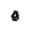 A001- Style A, variant on Mini Halloween Claw, Halloween Clip, Goth Accessory, Halloween Accessory, 1.2X0.7X0.6 Inch Small Acrylic Witch Hat Shaped Non-Slip Claw Clamp for Securing Loose Bangs, Side