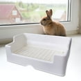 thumbnail image 6 of Fzaqwen Rabbit Litter Boxes Pet Toilet Practical Multifunction Corner Toilet Box Pee Pan, 6 of 7