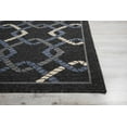 thumbnail image 4 of Nourison Caribbean Indoor/Outdoor Charcoal 9'3" x 12'9" Area Rug, (9x13), 4 of 7