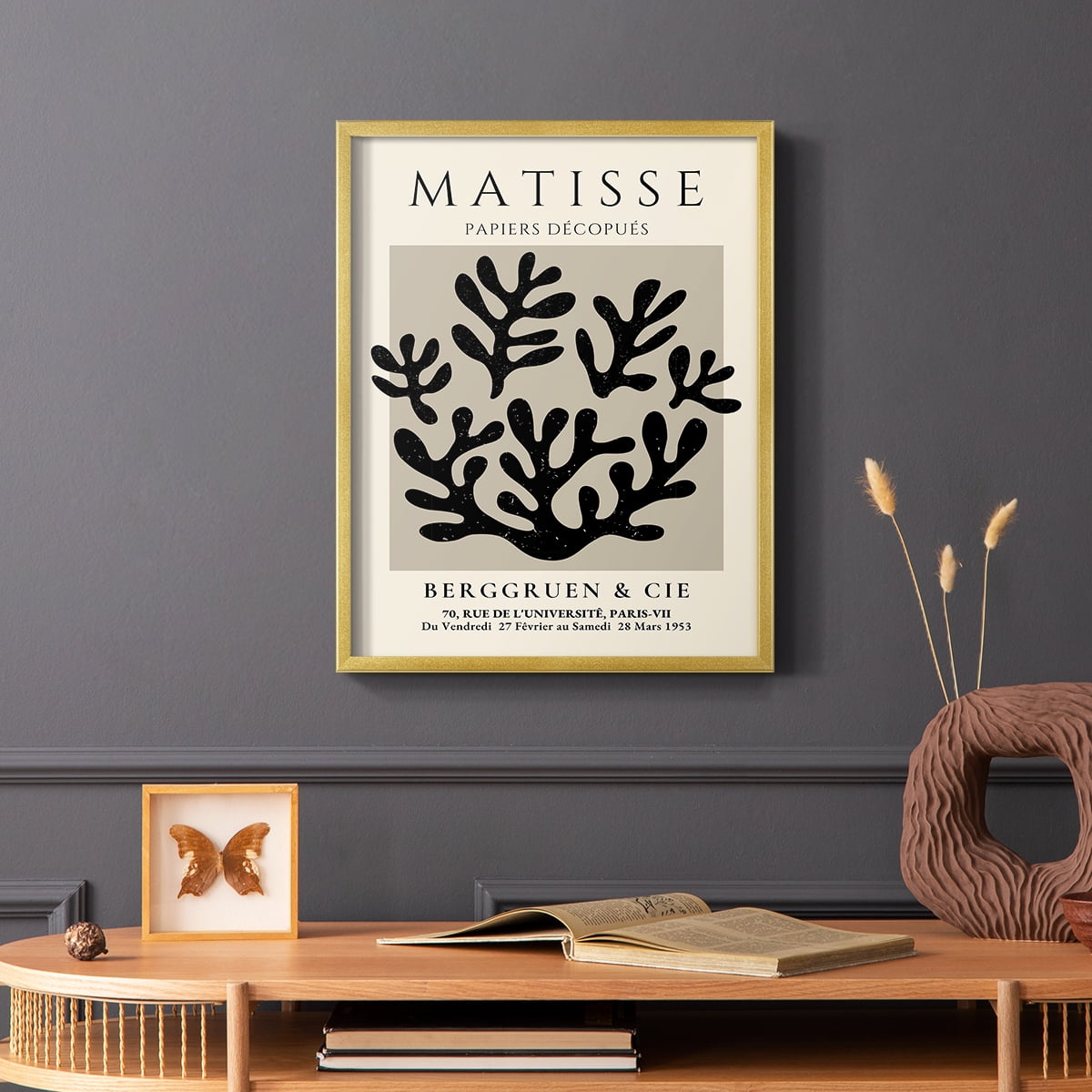 Matisse CLV Framed Print in Gold Solid Wood 16 x 20 Framed Print