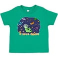 thumbnail image 3 of Inktastic I Love Space Cute Dinos and Planets Boys or Girls Toddler T-Shirt, 3 of 5