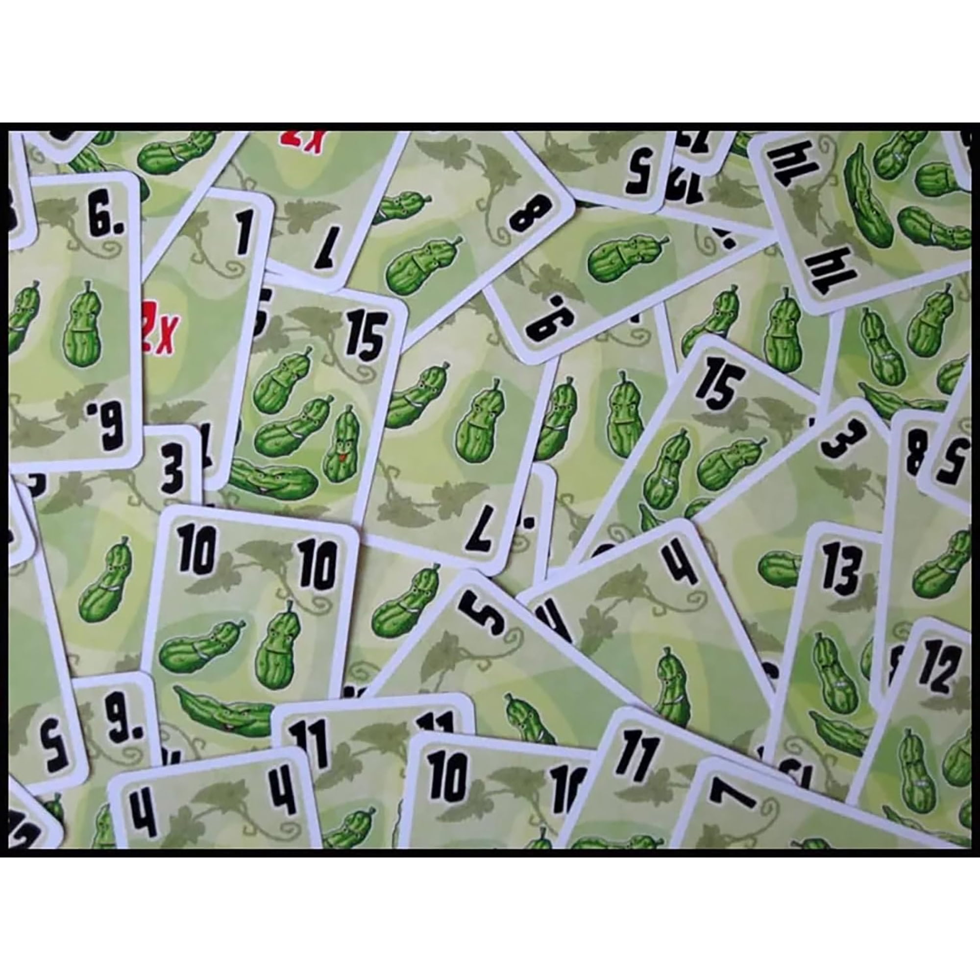 Rio Grand Games: Five Cucumbers - Trick Taking Card Game, Agurk Variant, Competitive Play, Avoid Getting The Cucumber, Ages 14+, 2-6 Players, 30+ Mins