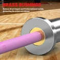 thumbnail image 7 of ROALW 5LB Mini Barbell, 4FT Short Barbell for Women & Beginners - Compatible with 2-Inch Olympic Plates, Lightweight Home Gym Bar for Strength Training (Pink & Silver), 7 of 7