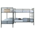 thumbnail image 3 of ACME Cordelia Twin over Twin Bunk Bed in Sandy Black and Dark Bronze, 3 of 5