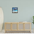thumbnail image 4 of Stupell Industries Tropical Beach Umbrella Shadows Black Floating Frame Canvas Art, 18 x 18, by Mauro Devereaux, 4 of 8