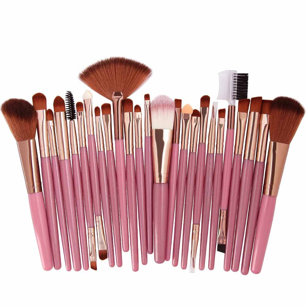 25pcs Cosmetic Makeup Brush Blusher Eye Shadow Brushes Set Kit ...