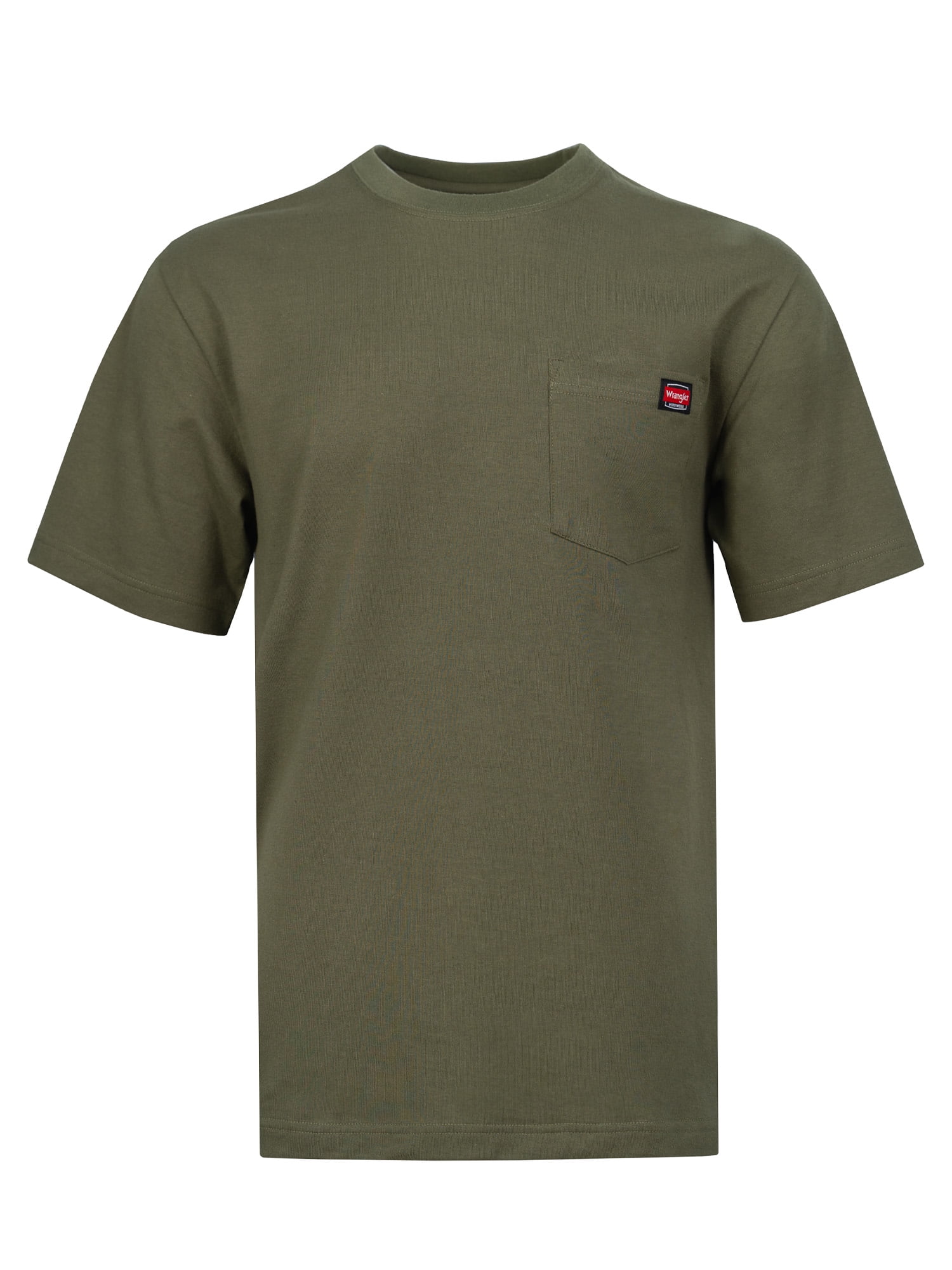 wrangler men's short sleeve pocket t shirt
