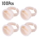 thumbnail image 2 of Tazas De Anillo Para Tatuaje, Soporte De Pigmento De Silicona, Taza Para Tinta Profesional Para Maquillaje Permanente, Diseño Ajustable, 100 Uds., 2 of 7