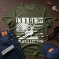 thumbnail image 4 of Jollimate I'm Into Fitness Deer In My Freezer Shirt, Funny Men's Hunting Graphic Tee, Cool Retro American Men's T-Shirt, 4 of 6
