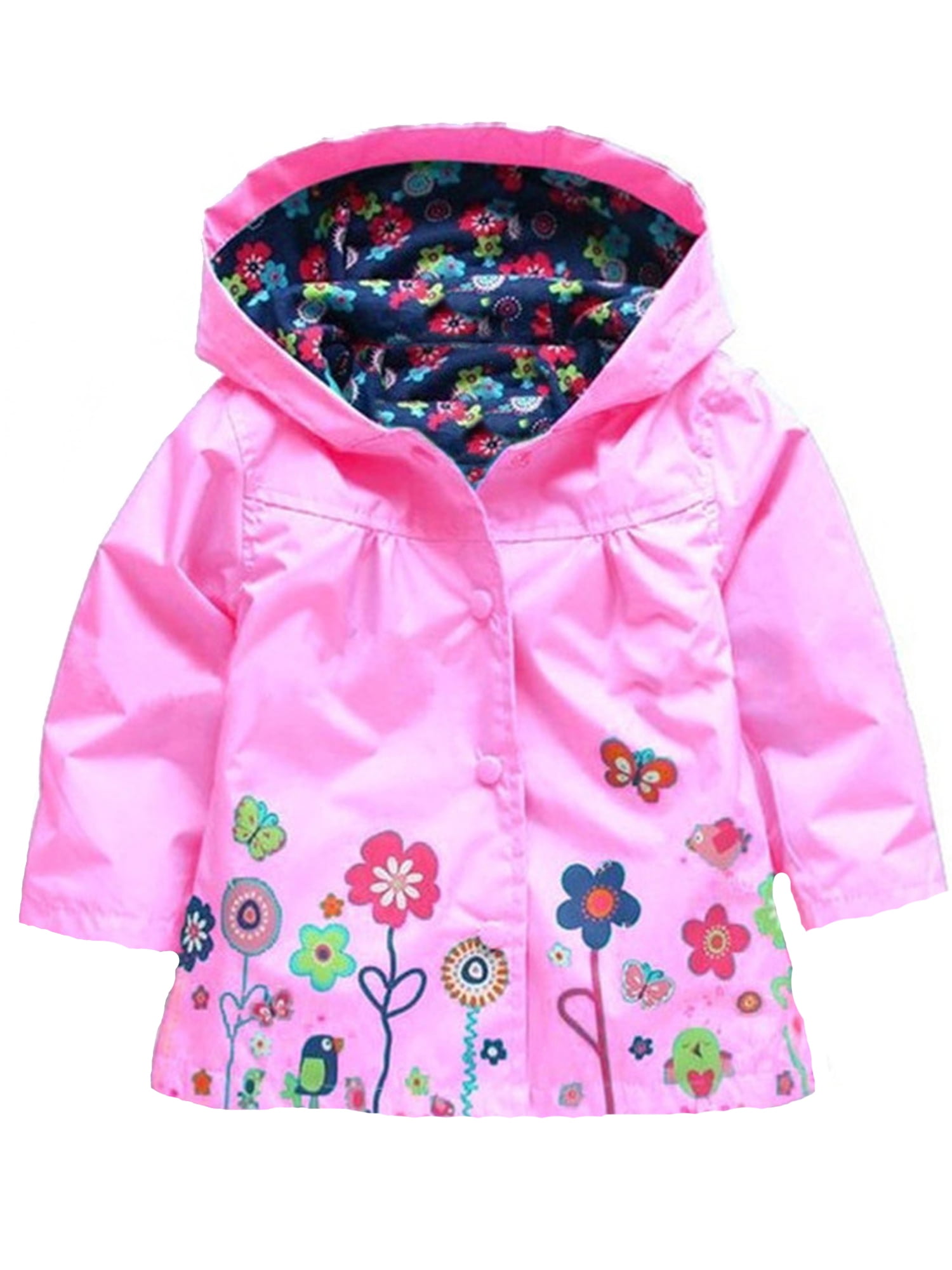 baby pink waterproof jacket