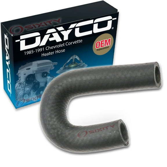 Dayco Throttle Body To Intake Manifold HVAC Heater Hose compatible with Chevrolet Corvette 5.7L V8 1985-1991