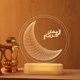 thumbnail image 4 of Lámpara de de lámpara de noche LED musulmán EID Mubarak acrílico 3D para decoración de dormitorio de niños Luna, 4 of 9