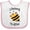 White and Pink, variant on Inktastic I Belong to Jesus Boys or Girls Baby Bib