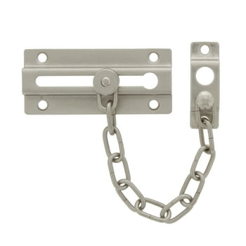 Bulldog Hardware 4-1/2 in. Privacy Door Chain, Satin Nickel