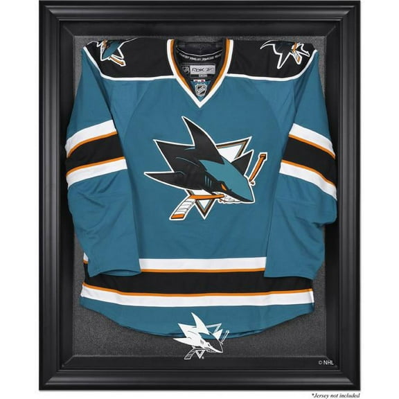 San Jose Sharks Black Framed Logo Jersey Display Case
