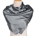 thumbnail image 5 of Fewfanhot Women Satin Square Head Scarf Pre Tied Bandana Silky Hair Wrap Turban Head Cover, 5 of 7