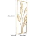 thumbnail image 2 of Miumaeov 3D Metal Leaf Wall Art with Frame for Home Living Room, Bedroom Decoration Gift, 2 of 9