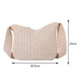 thumbnail image 2 of Btafrte Bolsos Playa Verano Bolso Hombro Tejido A Mano para Junto Al Mar (blanco), 2 of 9