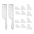 thumbnail image 2 of Curved Hair Cutting Comb, Accurate Cutting Hair Curved Barber Comb Round Pointed Teeth  for Hairdressing, 2 of 8