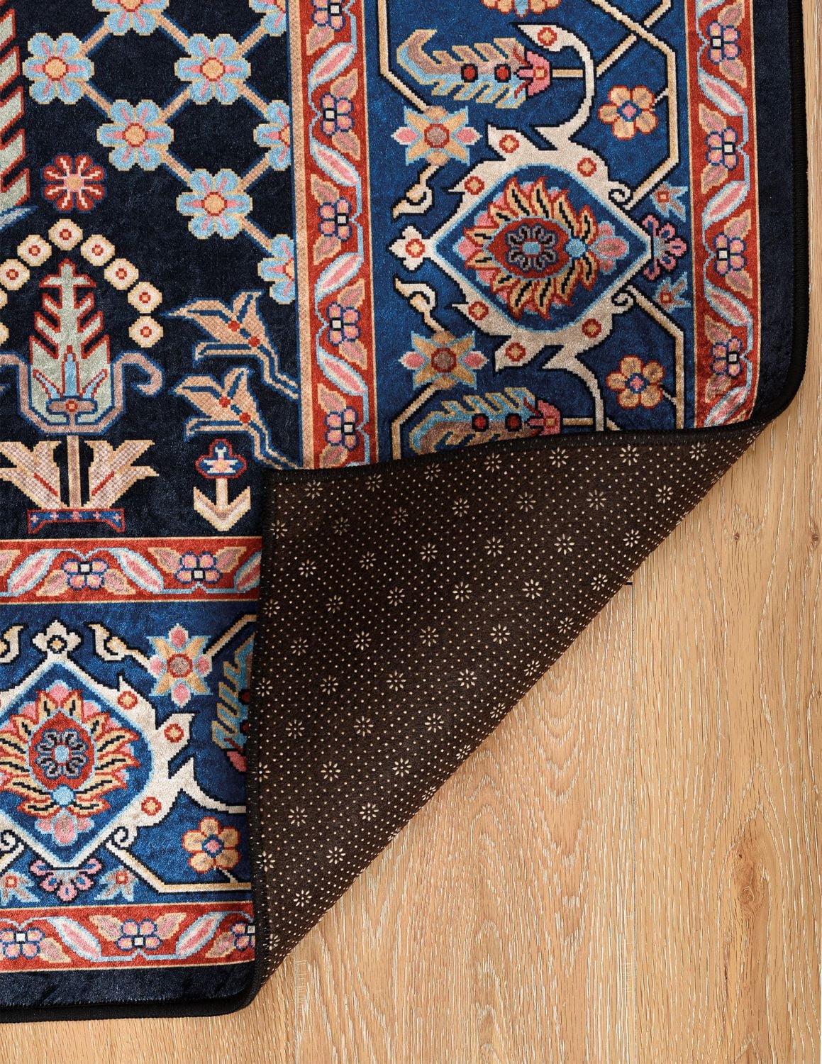 Emerald Martin Red & Navy 2'2" x 3'2" Accent Rug