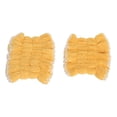 thumbnail image 5 of 4 pares de muñequeras de microfibra para lavado de cara, muñequeras absorbentes para lavar la muñeca, toalla para mujeres y niñas, color amarillo, 5 of 5