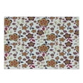 thumbnail image 1 of Floral Cutting Board, Blossoming Flowers Pattern in Vibrant Colors Ornamental Design Print, Decorative Tempered Glass Cutting and Serving Board, Small Size, Yellow Purple Magenta, by Ambesonne, 1 of 1
