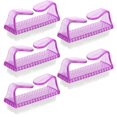 thumbnail image 2 of Purple Nail Dust Manicure Brush for Cleaning 5Pcs Nail Cleaning Tools, 2 of 5