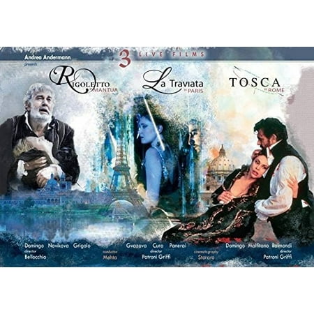 Verdi: La traviata / Rigoletto / Tosca (Blu-ray)