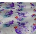 thumbnail image 5 of oneOone Viscose Jersey Fabric Flower Watercolor Decor Fabric Printed BTY 60 Inches Wide, 5 of 5