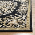 thumbnail image 6 of SAFAVIEH Heritage Collection HG640B Handmade Black Rug, 6 of 10