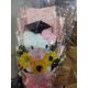 thumbnail image 1 of Sanrio-Sombrero de graduación de Hello Kitty, ramo de felpa, juguete de peluche, sombreros de graduación, muñeca linda, ramo de flores de rosa de espuma, regalo de graduación, 1 of 4