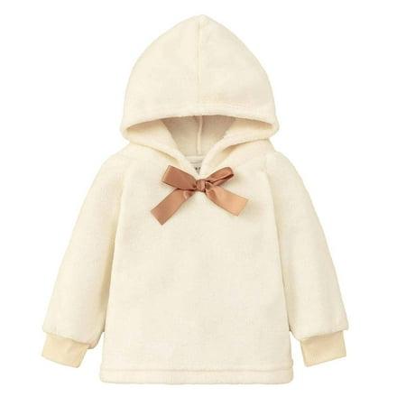 

Odeerbi Reduced Baby Girls Boys Clothes Winter Baby Rompers Autumn Infant Toddler Long-Sleeved Thickened Warm Flannel Hooded Sweater